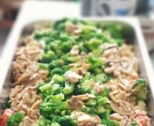 Meal prepared by Raymond and Team